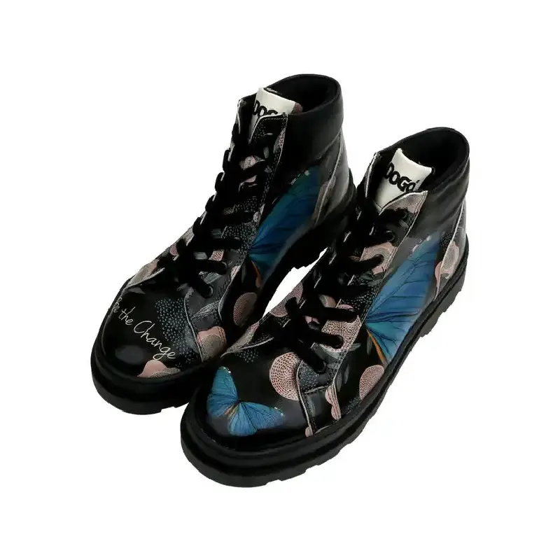 DOGO Be the Change Design Ženske čizme, Crne