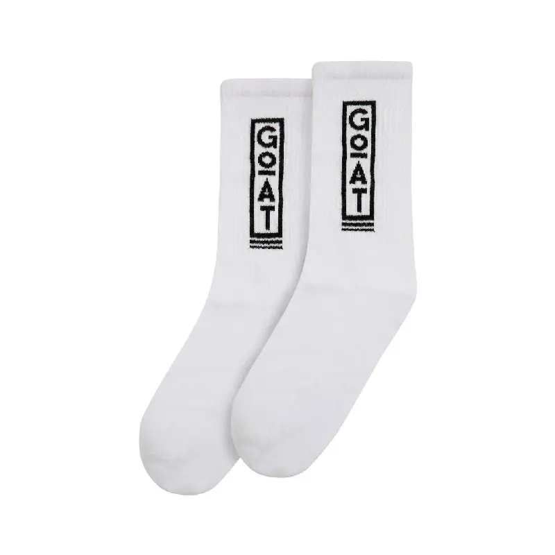 DOGO Goat Unisex Socks Muške čarape, Bijele