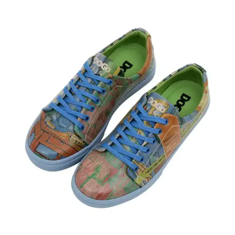 DOGO Vincent van Gogh The Bedroom Muse Ženske patike, Šarene