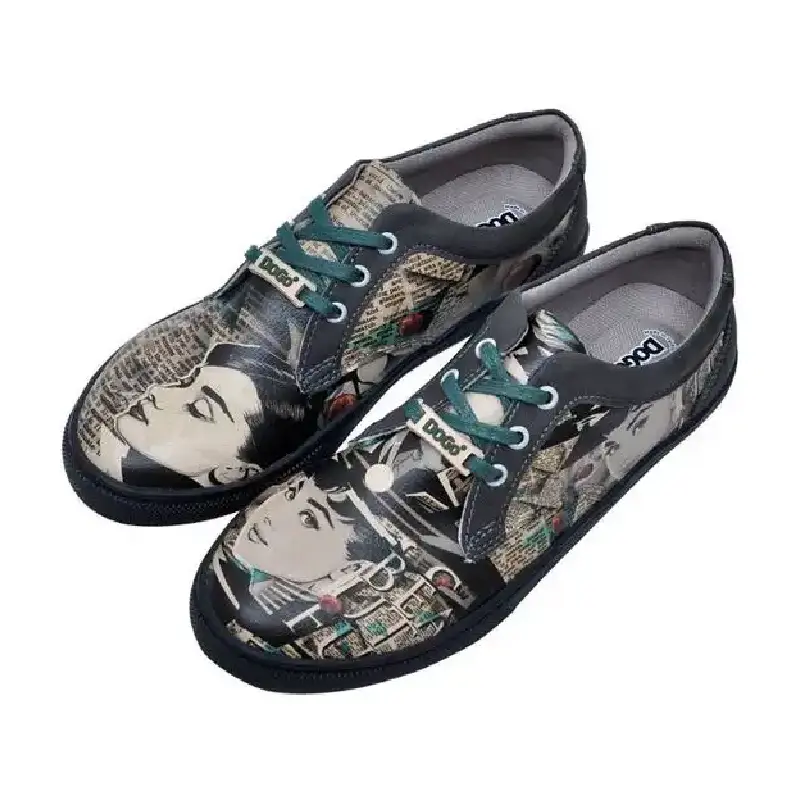 DOGO Beautiful Eyes Cord Muške patike, Crne