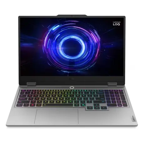 Lenovo Laptop LOQ 15IRX10 Gaming 83JE00N6SC, Sivi