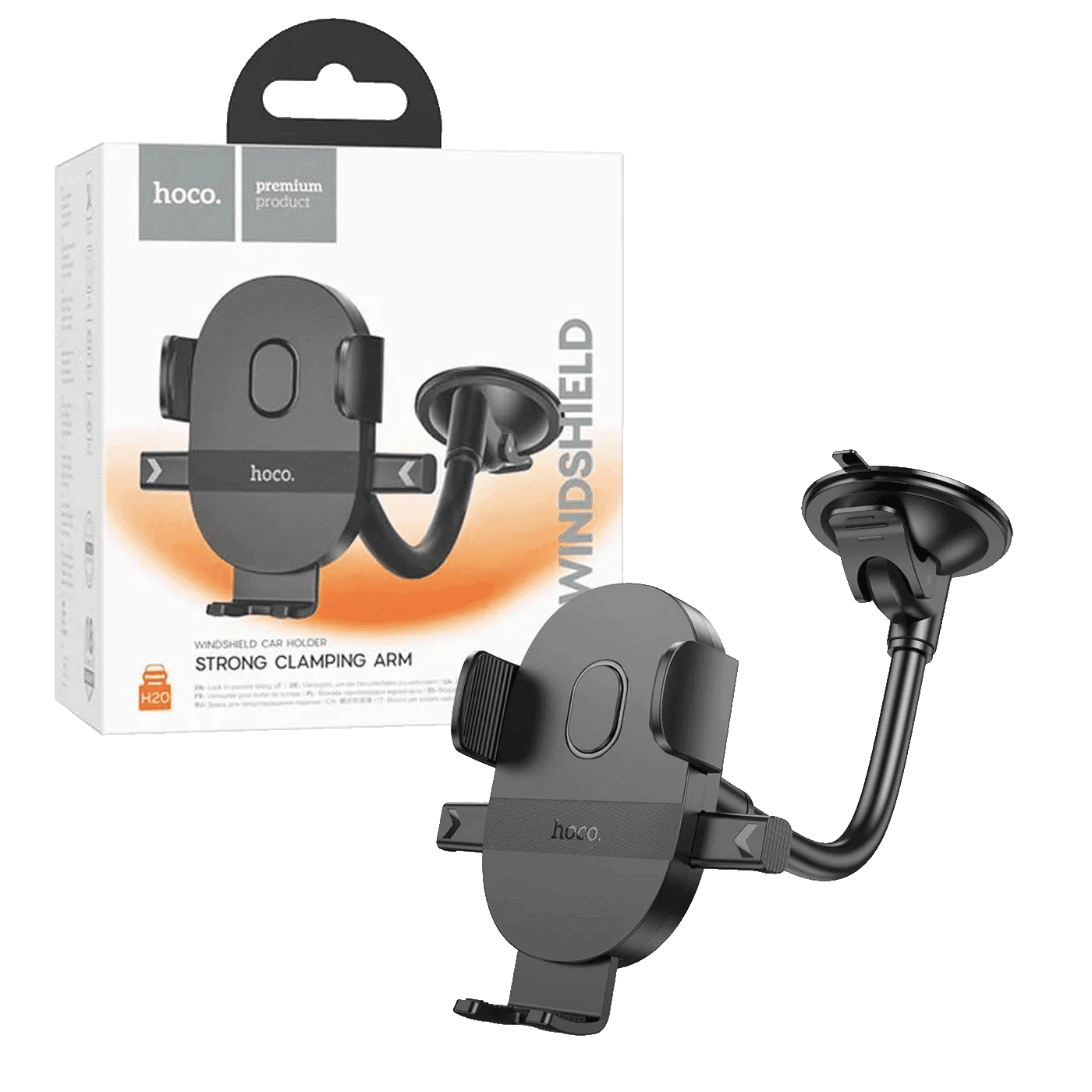 HOCO Auto držač za mobilne uređaje H20 Mighty, Od 4.7 do 7"