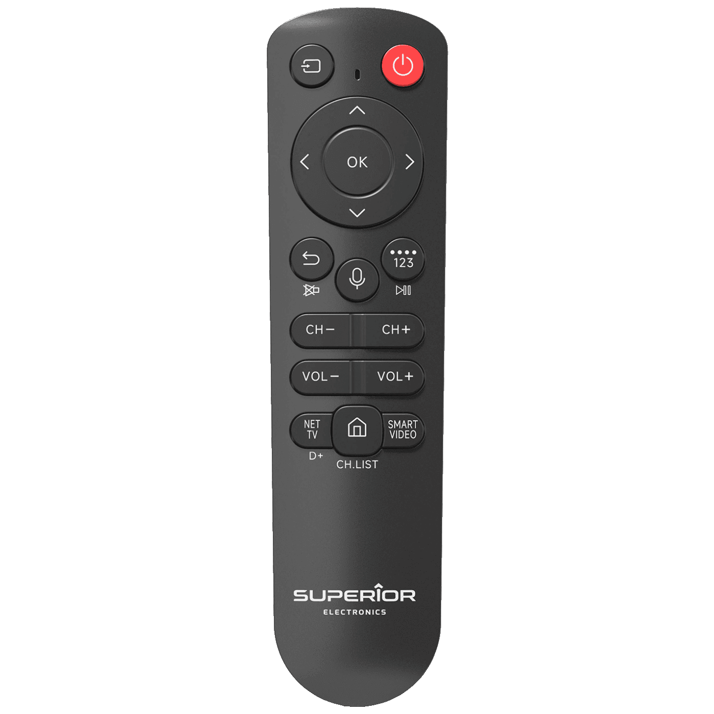 SUPERIOR Daljinski upravljač za Sam. Smart s glasovnim funkcijama, BT RC, Crni