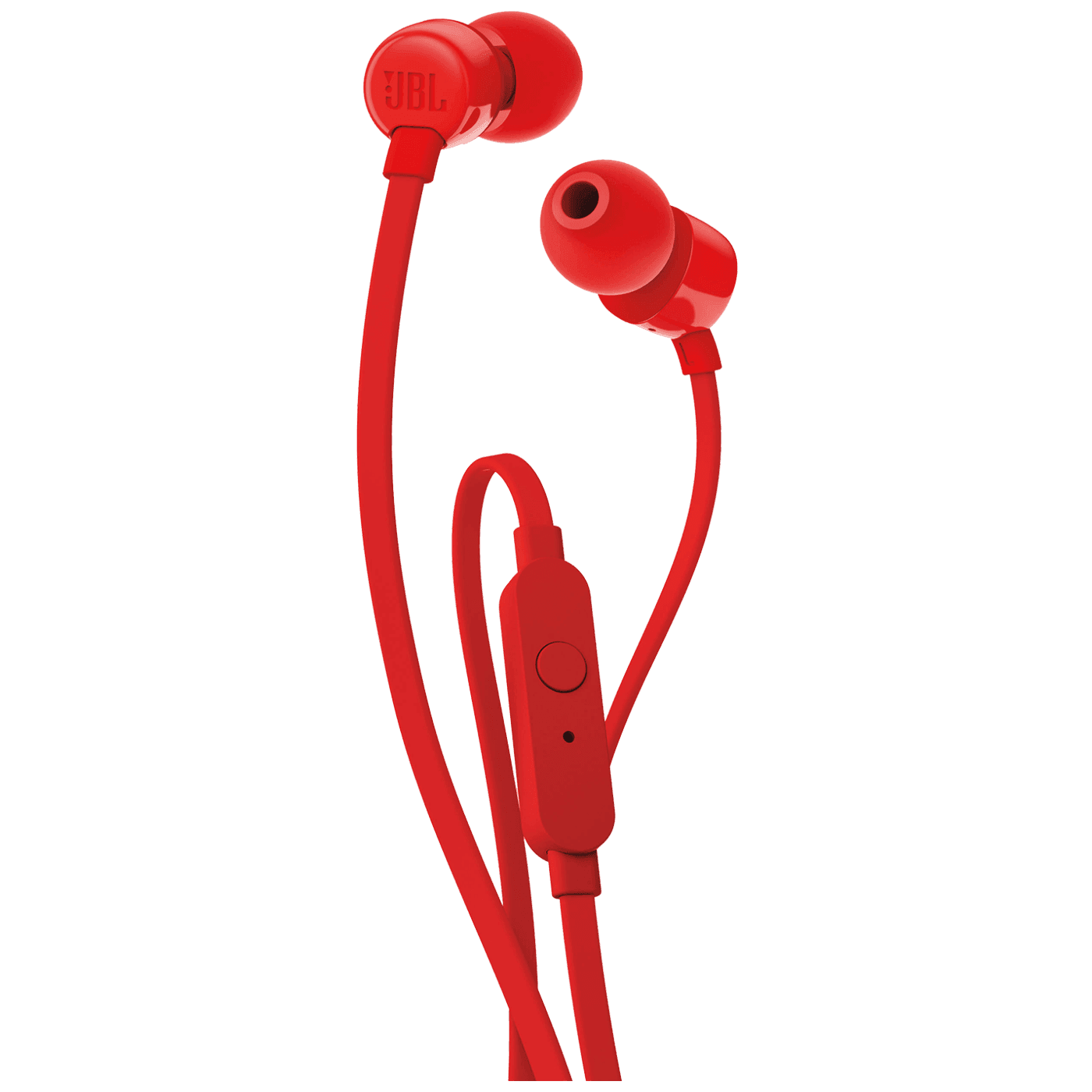 JBL Slušalice sa mikrofonom T110, 3.5 mm jack, Crvene