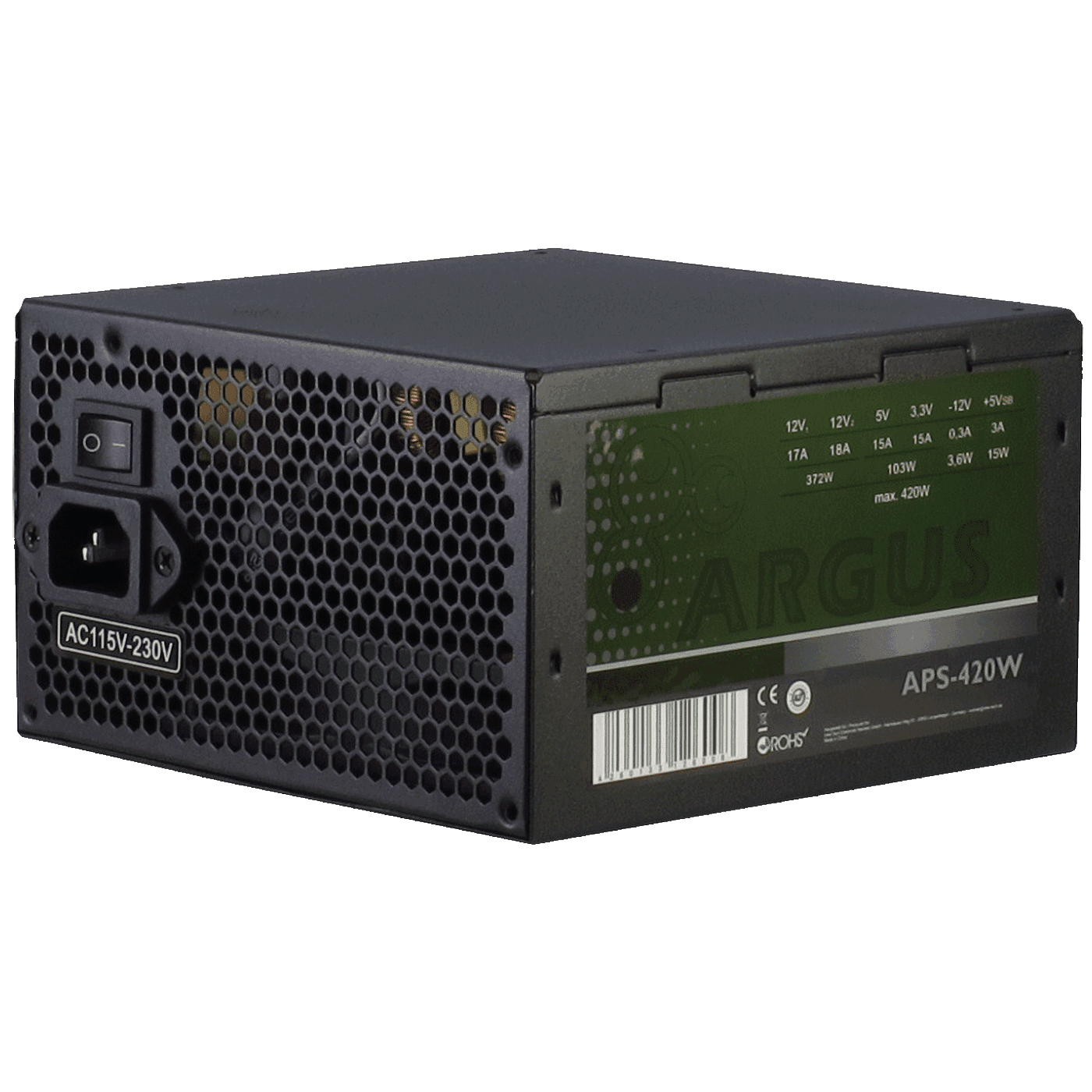 INTER-TECH Napojna jednica za PC, ATX, 420W Argus APS-420W