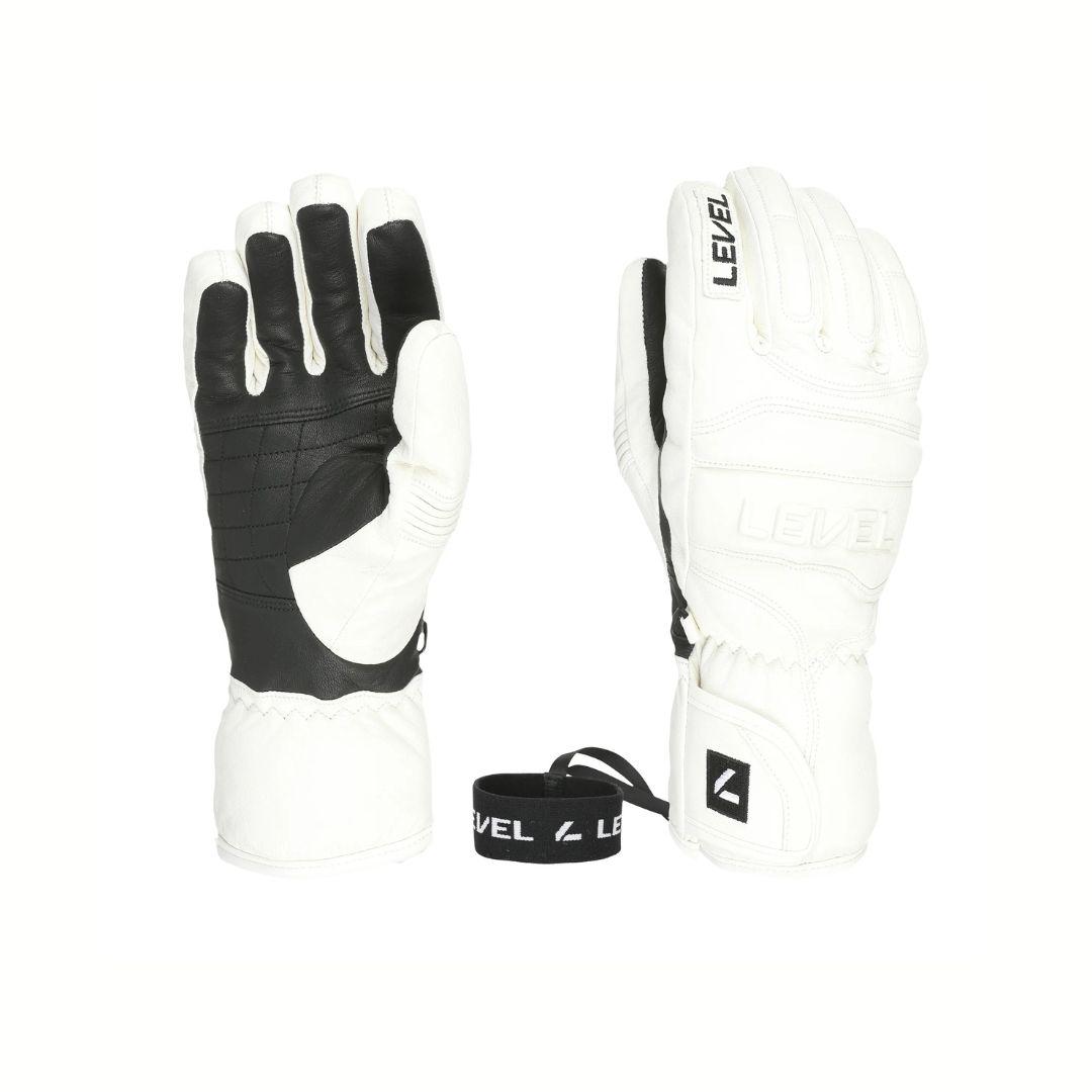 LEVEL Skijaške rukavice RS, Bijelo-Crne