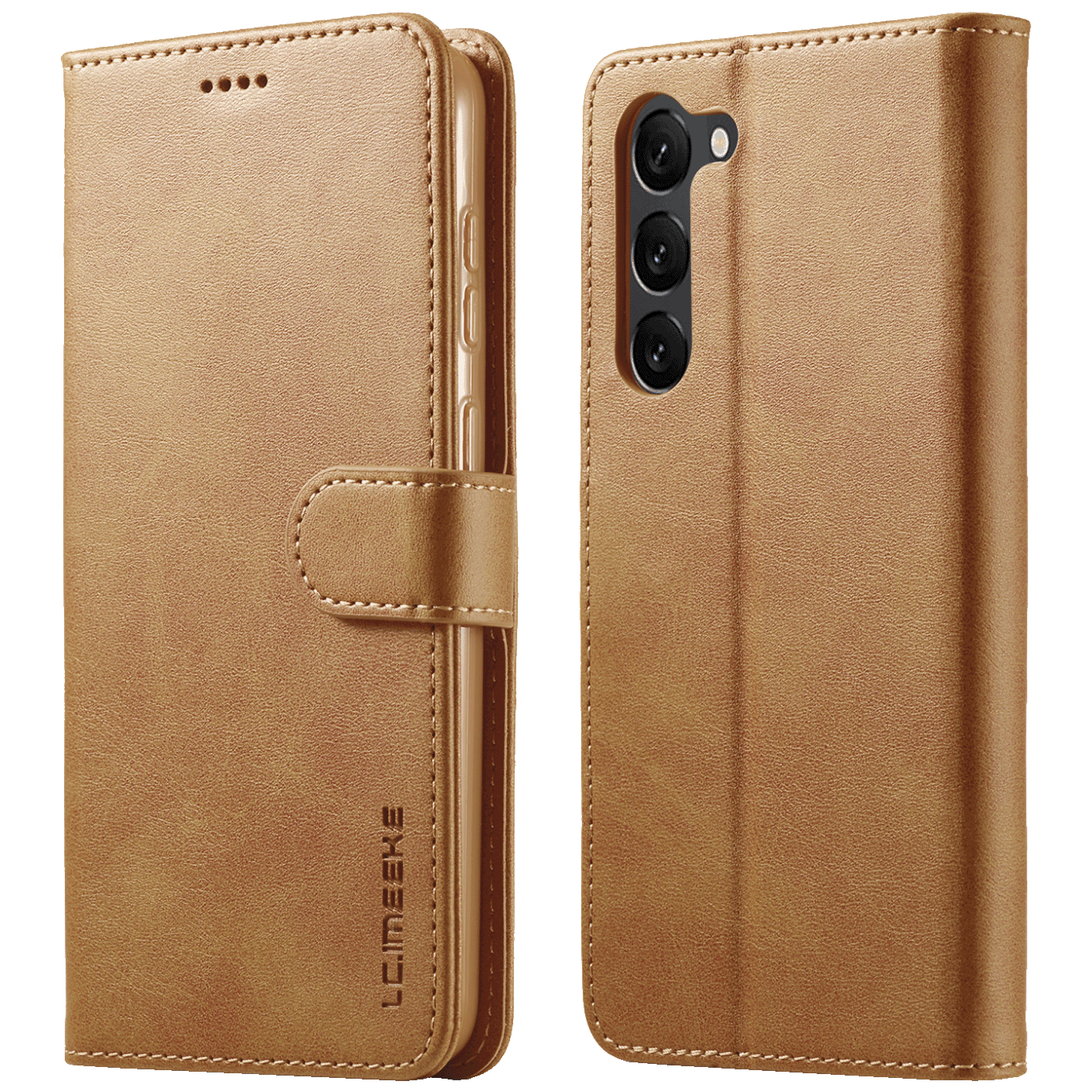 NN-SU Preklopna futrola za Galaxy S24+, Koža, Smeđe boje