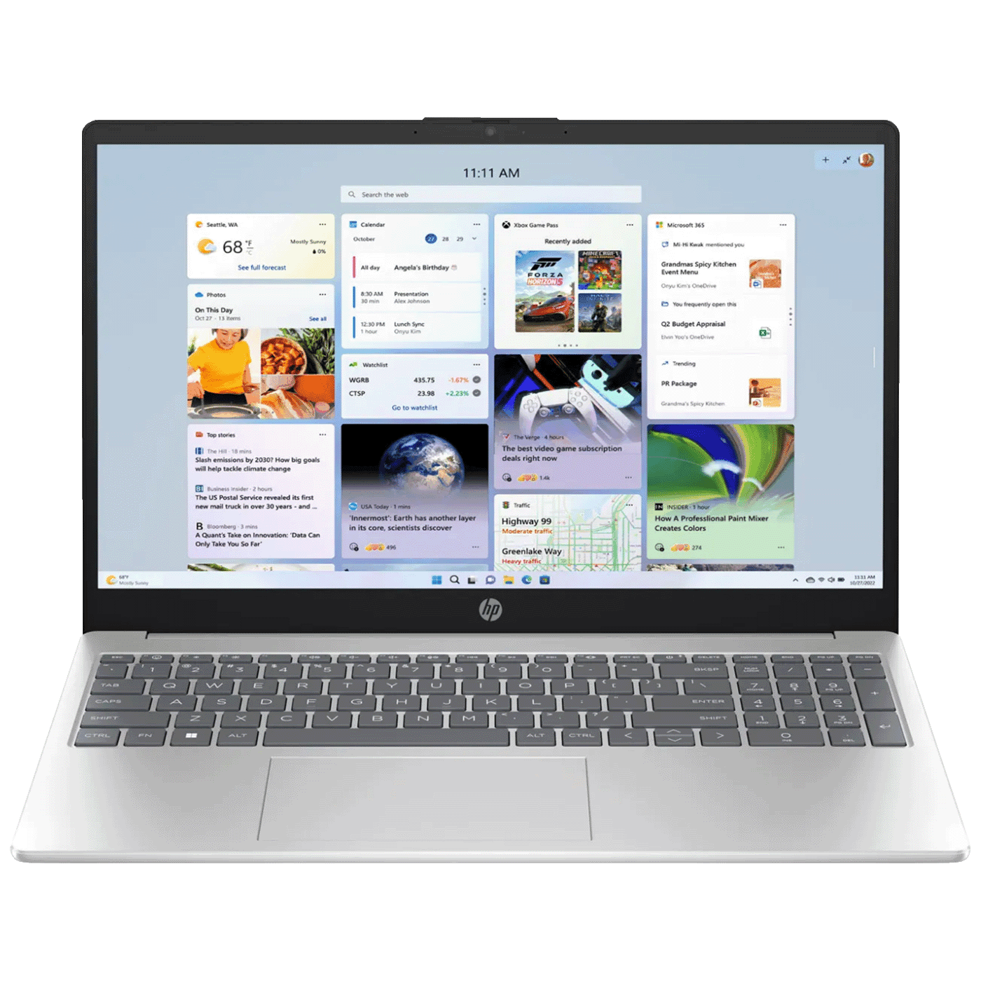 HP Laptop 15-fd0003nw 89T73EA, 15.6", 1920x1080, 8GB/256GB, Intel i3-1315U, DDR4, Win 11, Sivi