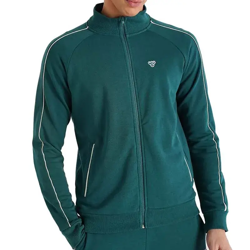 Hummel Muški duks sa rajsferšlusom Hmlpablo, Tamnzeleni