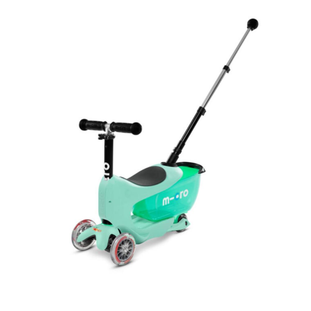 MICRO Trotinet Mini2go deluxe plus, Tirkizni