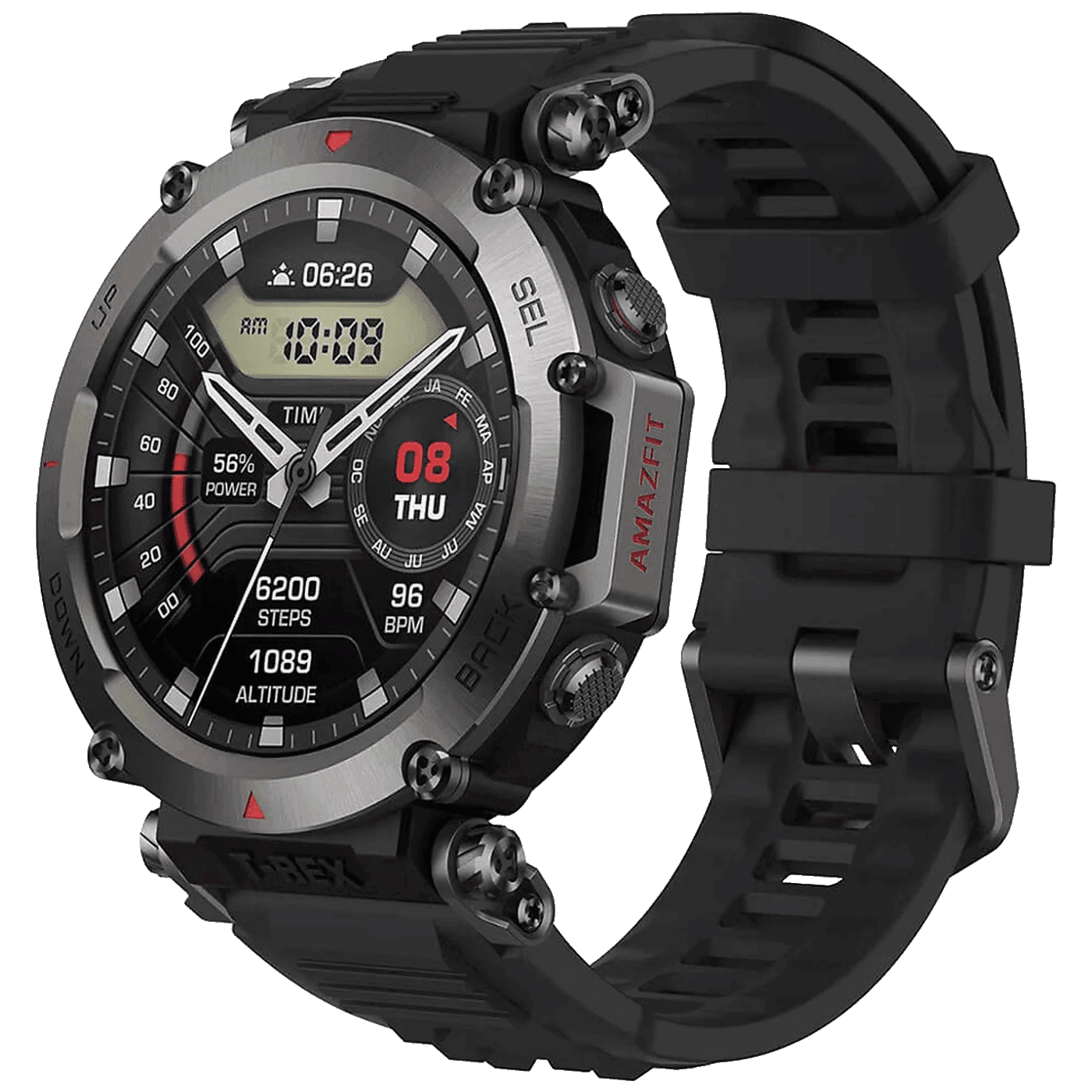 Xiaomi Pametni sat, 1.39" AMOLED, Vodootporan 10ATM, BT, WiFi, GPS Amazfit T-REX Ultra, Crni