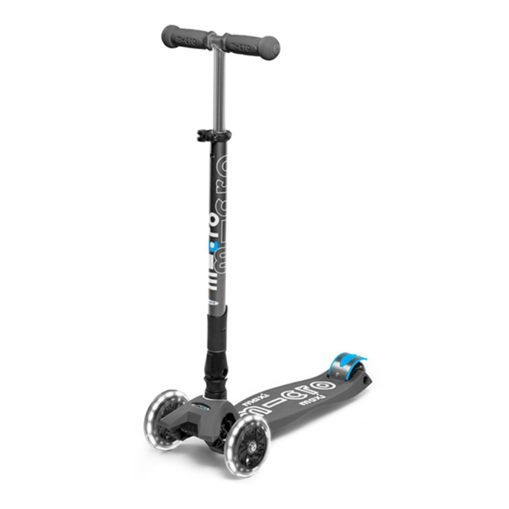 MICRO Trotinet Maxi deluxe foldable, Crni