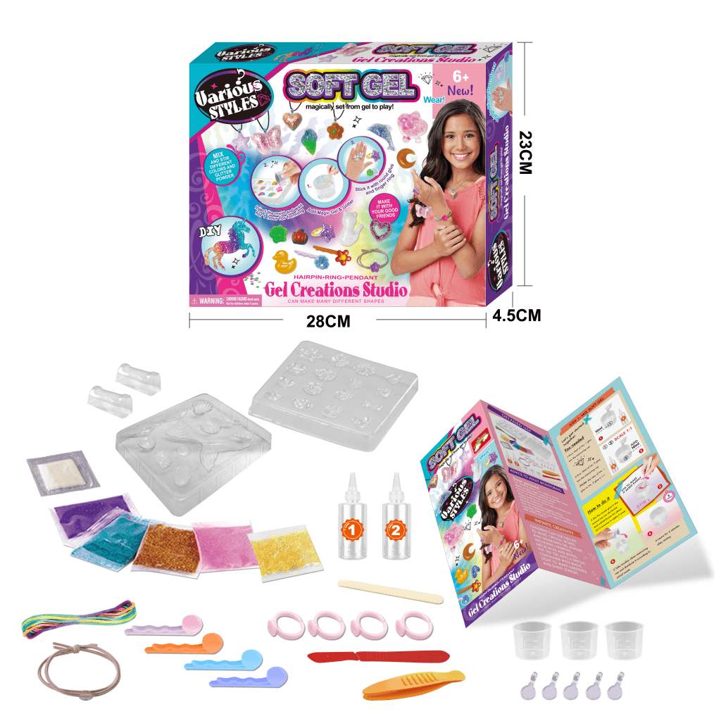 Meke Gel Kapljice Ocean i Cvijet MKX046622, 28x25cm