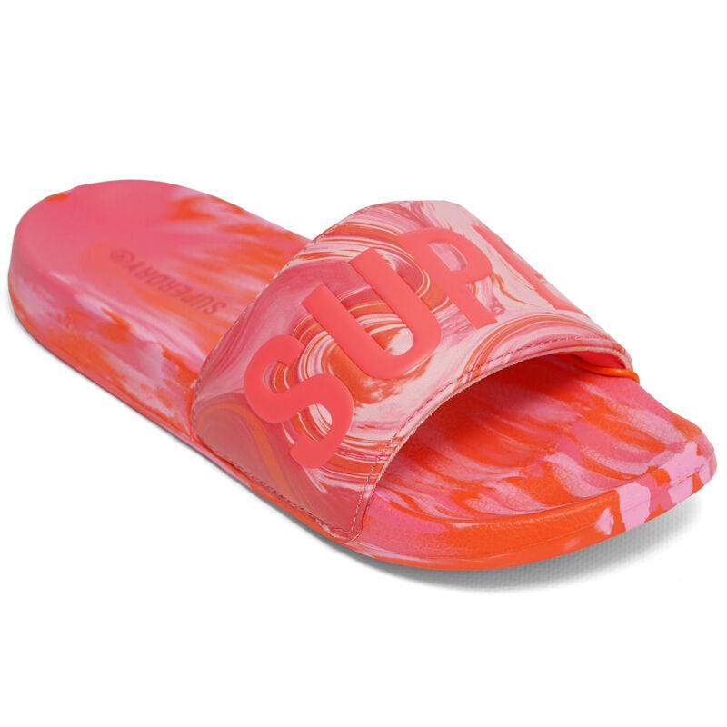 Superdry Ženske papuče Marble Pool, Crvene