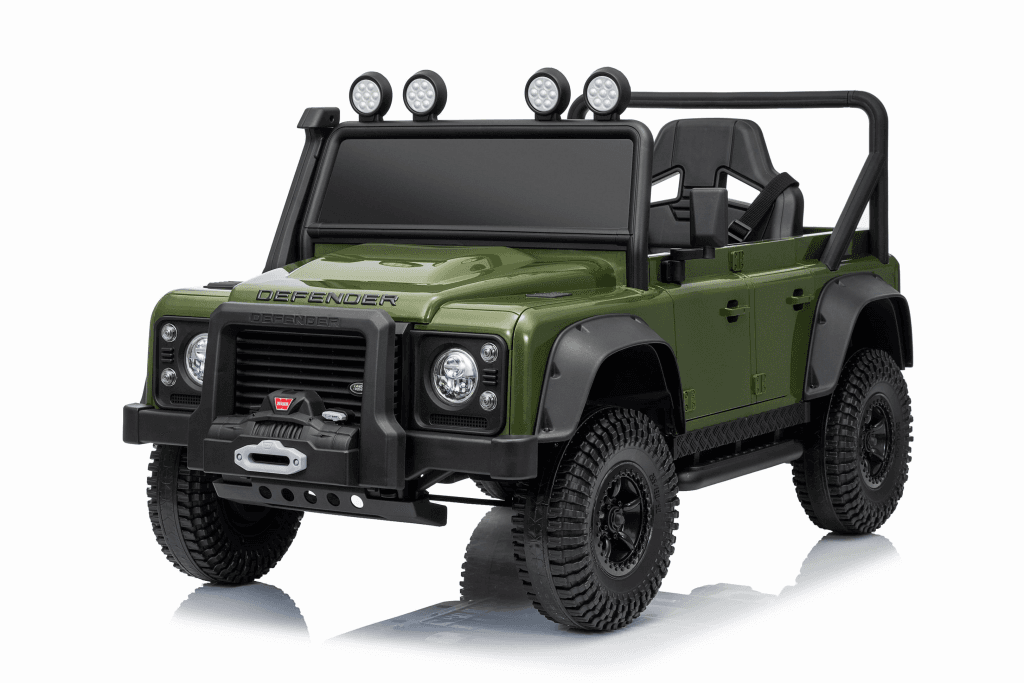 Land Rover Defender 110 SVX Baterijsko Vozilo 12V MKX8690030, 115x61x61cm, Zeleni