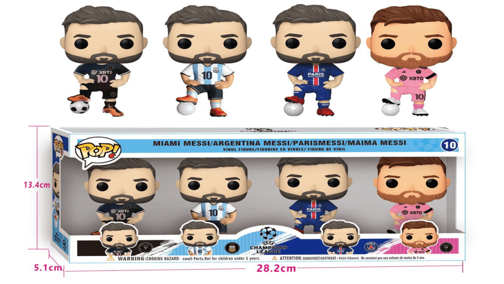 Set figurica nogometaša MKX755624, 4 Komada