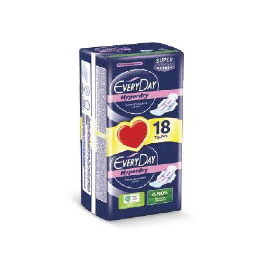 Everyday Higijenski ulošci Hyperdry Super Economy, 18 kom
