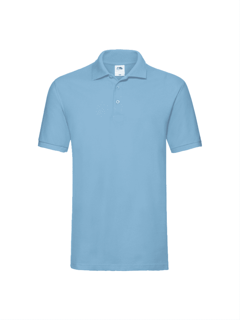 Fruit Of The Loom Muška polo majica, Svijetloplava