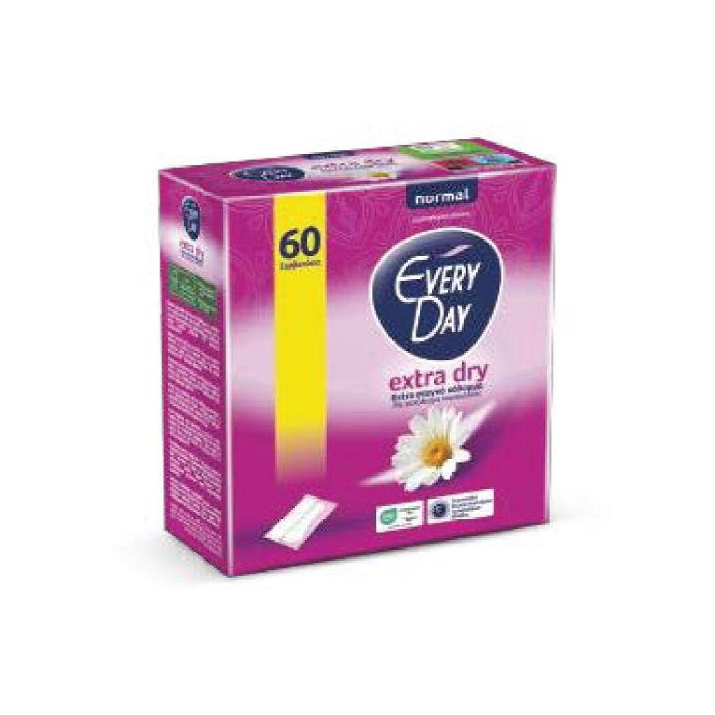 Everyday Dnevni ulošci Extra Dry Normal, 60 kom