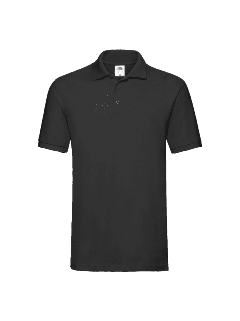 Fruit Of The Loom Muška polo majica, Crna