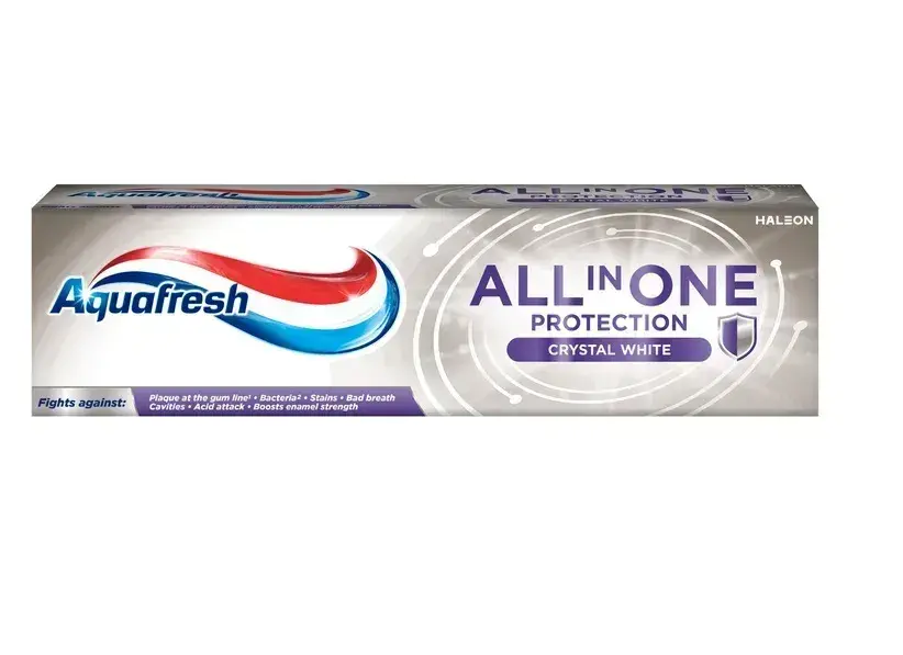 Aquafresh Pasta za zube All in One Protection Crystal White, 75 ml