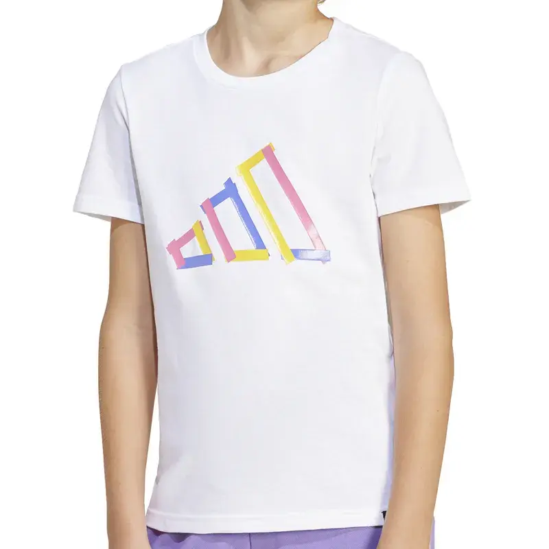 Adidas majica za djevojčice, bijela