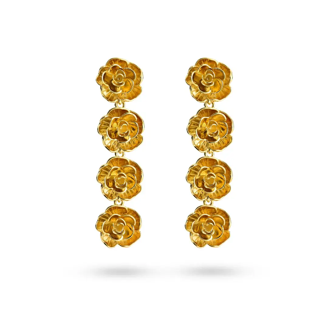 24Kae ženske srebrne naušnice 424108Y