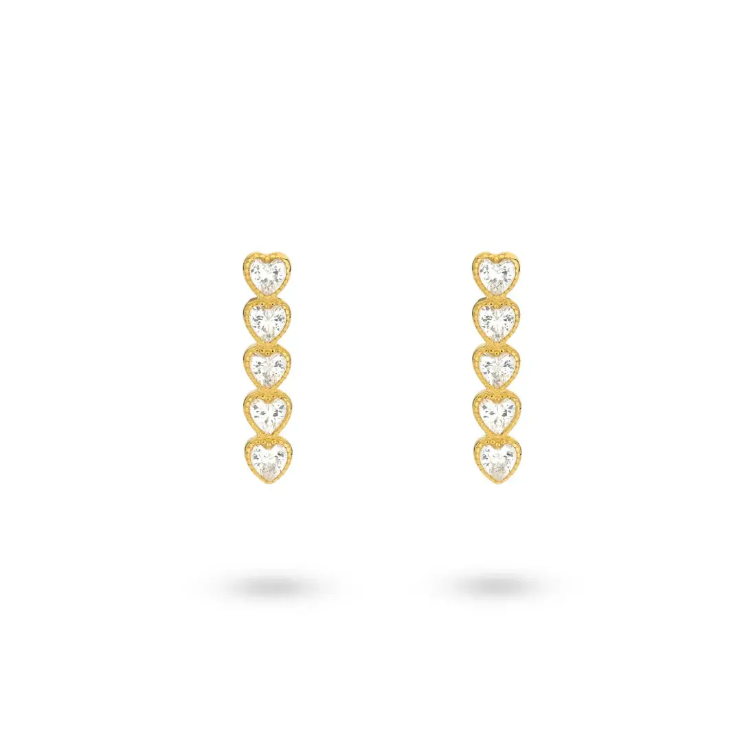 24Kae ženske srebrne naušnice 42498Y