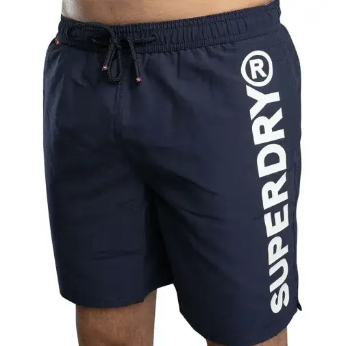 Superdry muške grafičke kupaće hlače 17, Teget