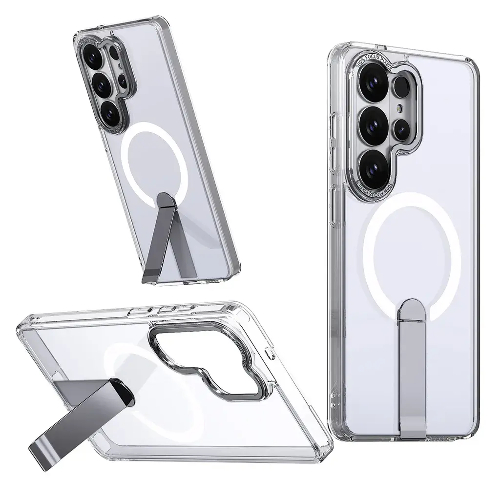 Hybrid Armor X Magsafe maska za Samsung Galaxy S26 Ultra sa stalkom, Providna