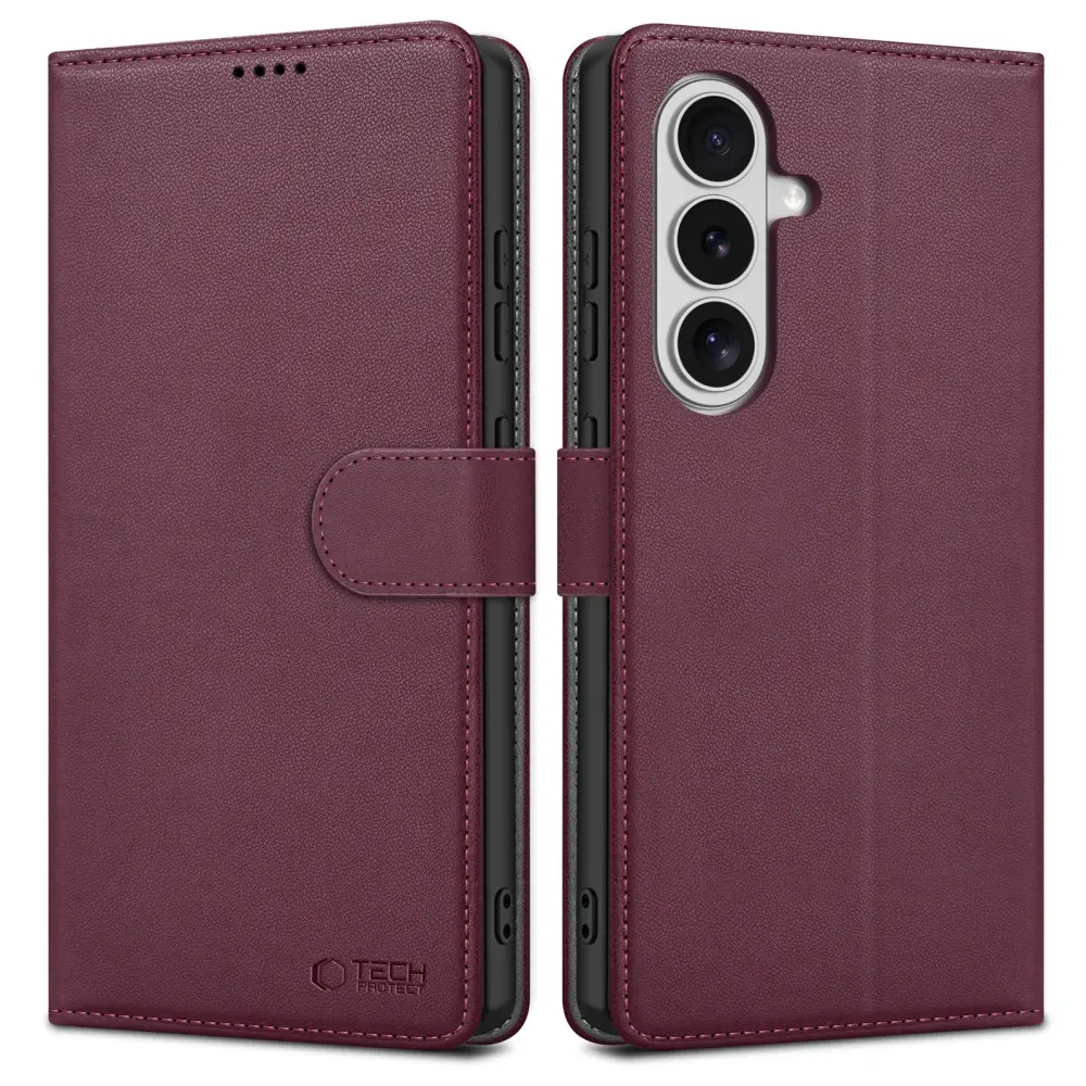 Tech-Protect Maska za Samsung Galaxy S26 Wallet, Bordo