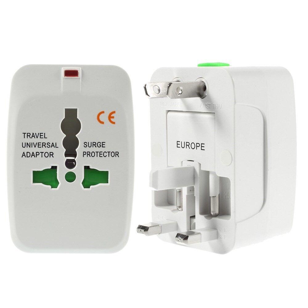 Univerzalni travel punjač sa USB portom, Bijeli