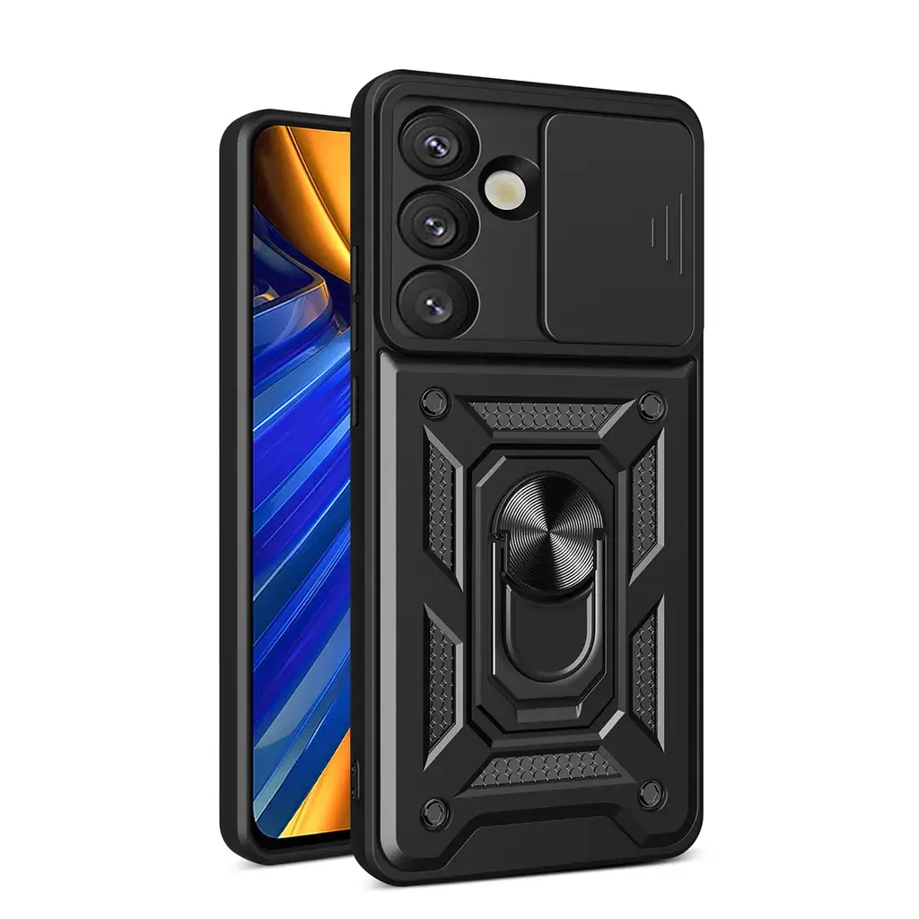 Hybrid Armor Camshield Maska za Samsung Galaxy S26 Ultra, Crna