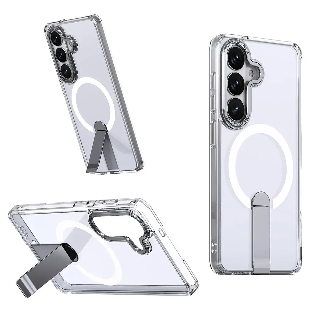 Hybrid Armor X Magsafe maska za Samsung Galaxy S26 sa stalkom, Providna
