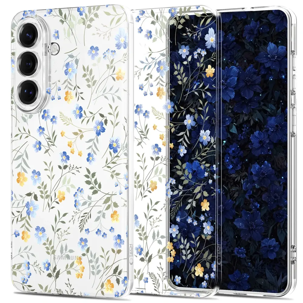Tech-Protect Maska za Samsung Galaxy S26 Flexair, Spring flowers, Providna