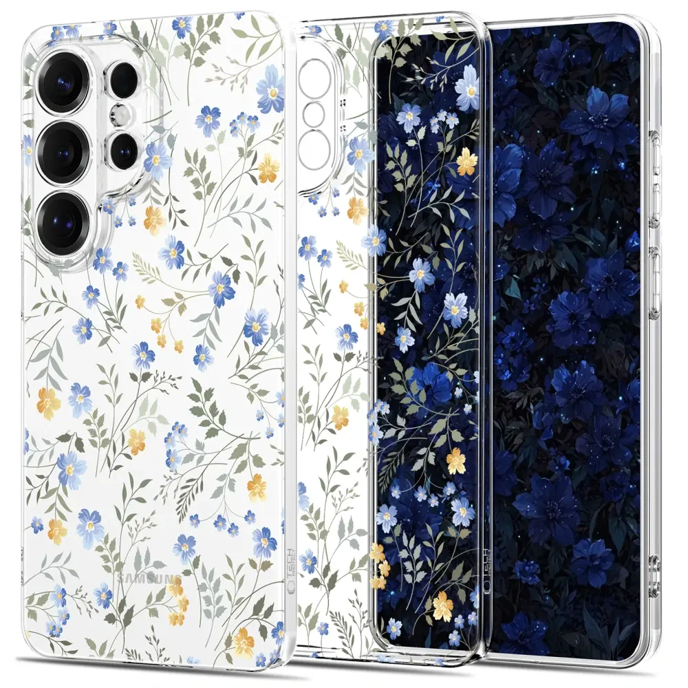 Tech-Protect Maska za Samsung Galaxy S26 Ultra Flexair, Spring flowers, Providna