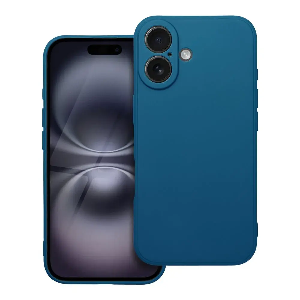 Maska za iPhone 16, Mat, Tamnoplava