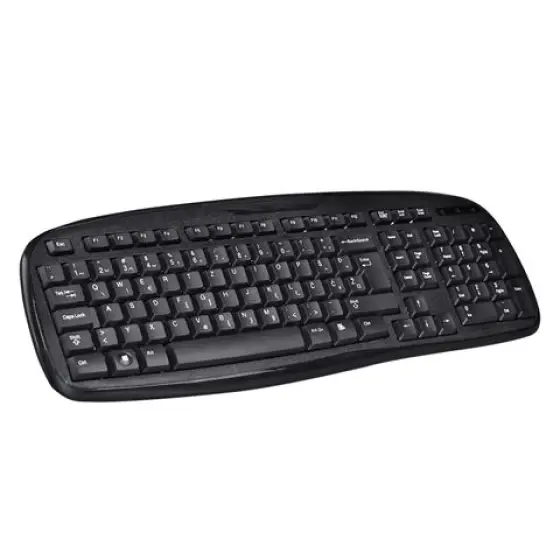 MS Žičana tastatura Alpha C105, Crna
