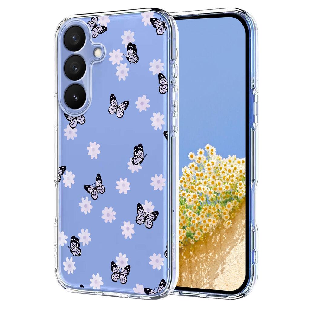 Maska za Samsung Galaxy S26, Butterfly Floral, Providna