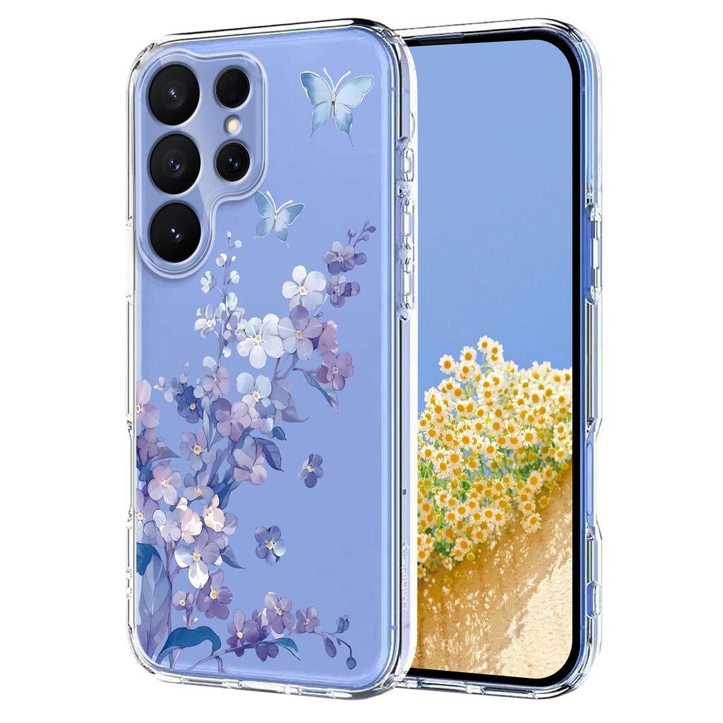 Maska za Samsung Galaxy S26 Ultra, Butterfly Floral, Providna