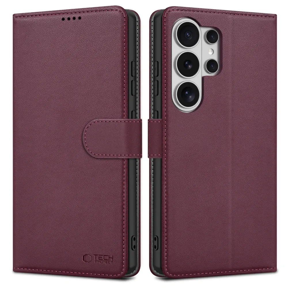 Tech-Protect Maska za Samsung Galaxy S26 Ultra Wallet, Bordo