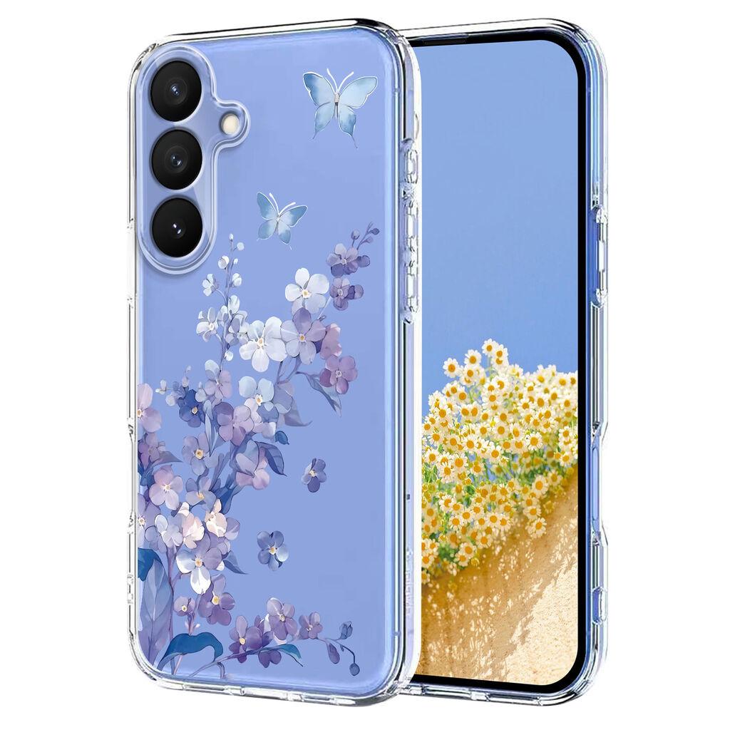Maska za Samsung Galaxy S26, Butterfly Floral, Providna