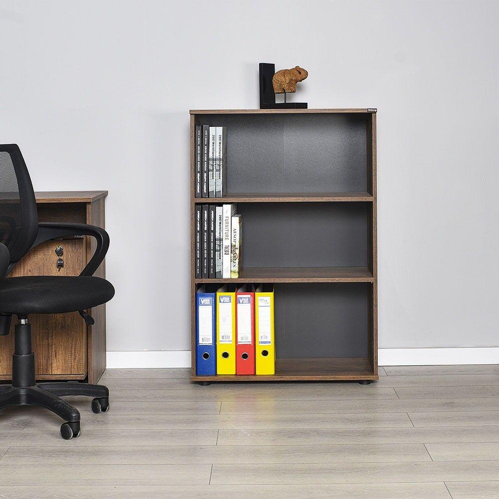 Hanah Home Bookshelf Rkt-330-Oo-1, 72x34x109 cm, Smeđa
