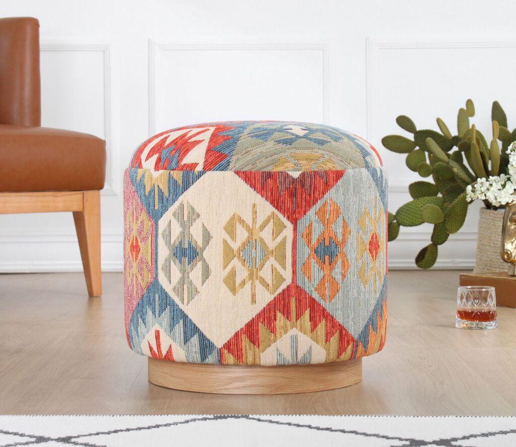 Atelier del Sofa Tabure Ferruz, 42x43x42cm, Šarene