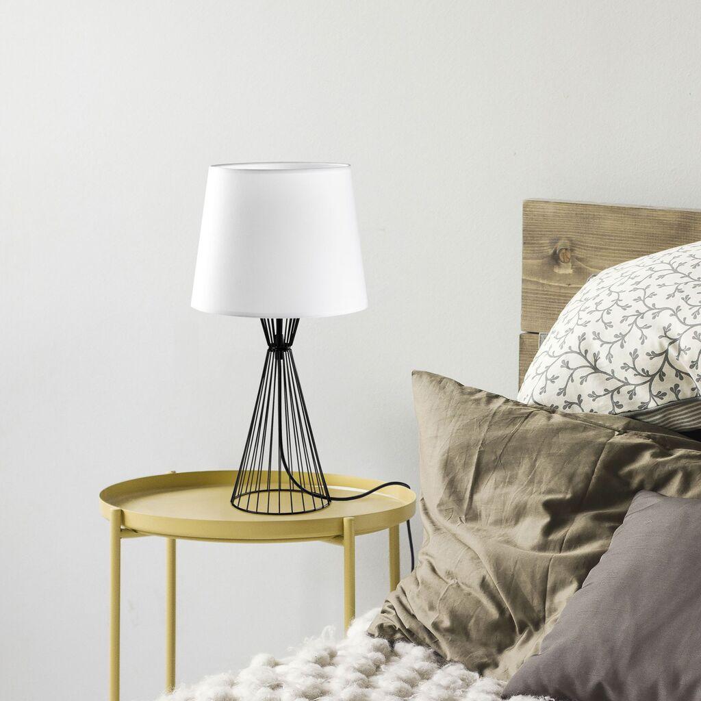 Opviq Stona lampa Telis-5374, 28x28x55 cm, IP20, Crno-bijela