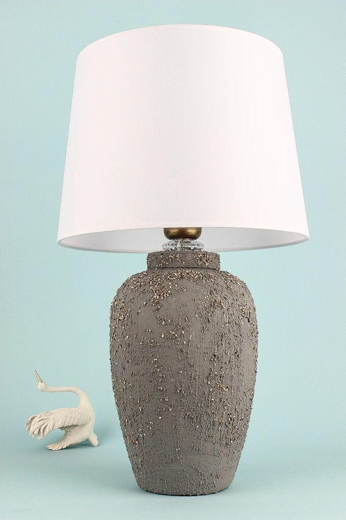 Opviq Stona lampa YL701, 29,5x22x50 cm, Sivo-bijela