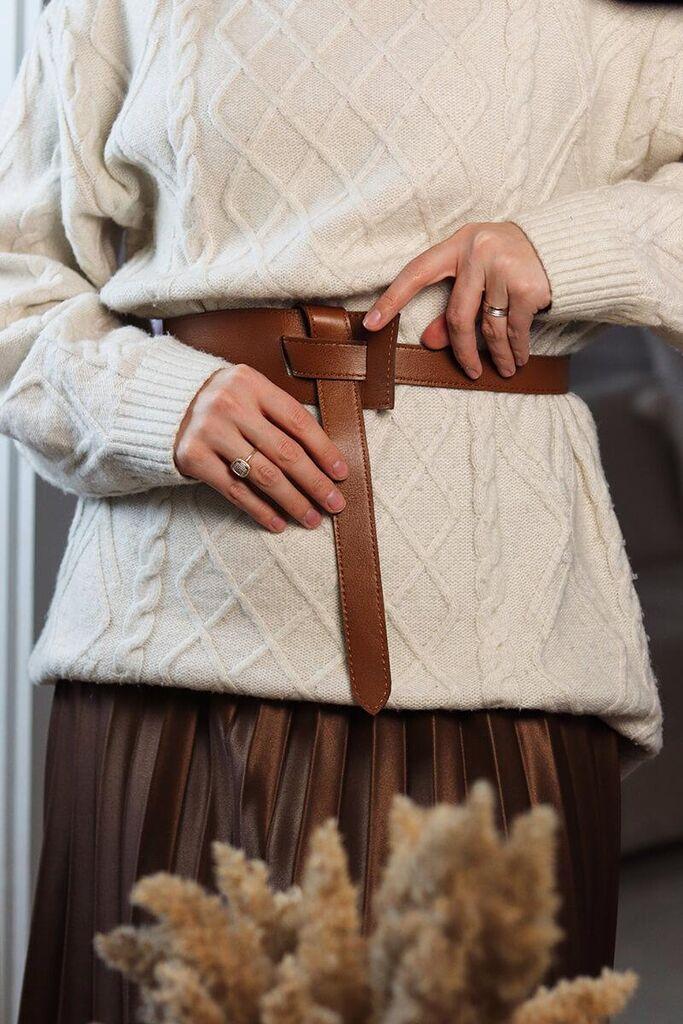 Moyo Ženski kožni kaiš Coco, Smeđi