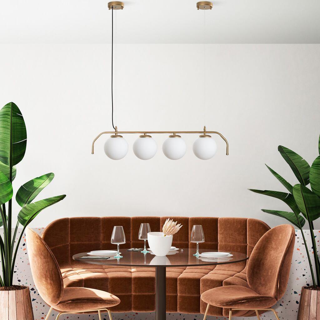 Opviq Luster Antler-13827, 15cm, IP20, Bijelo-zlatna boja