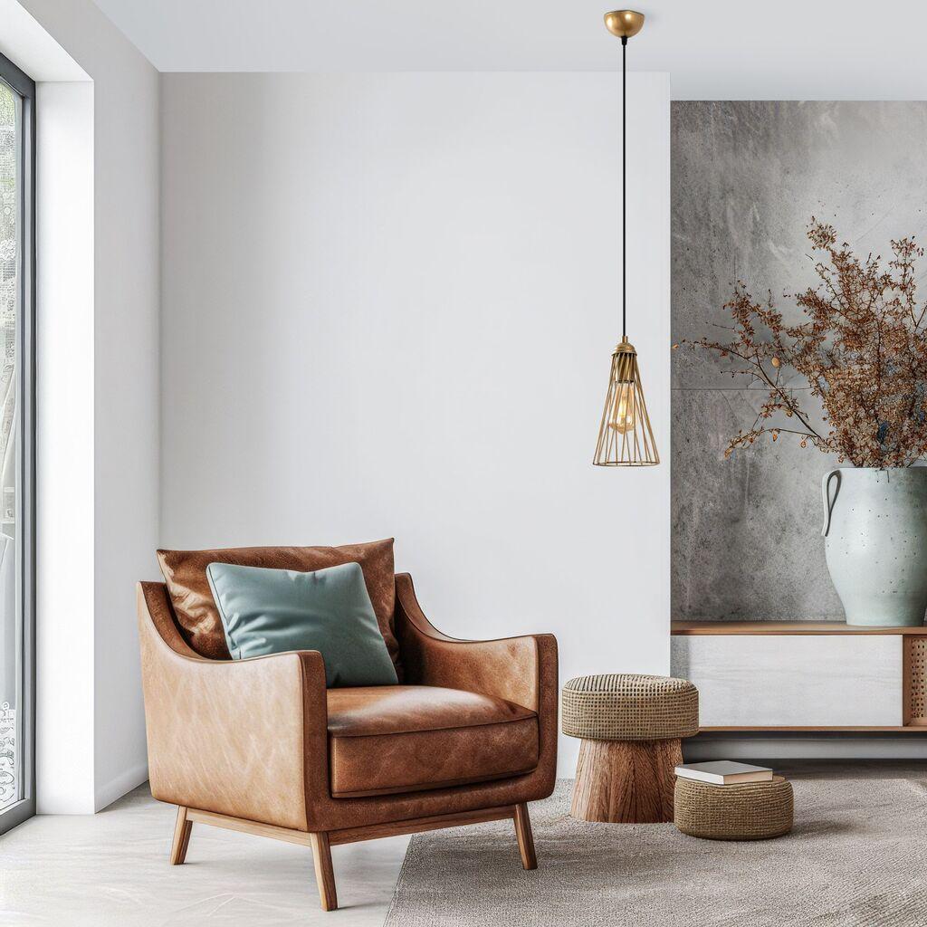 Opviq Luster Gridus-15412, 14x14x124cm, IP20, zlatna