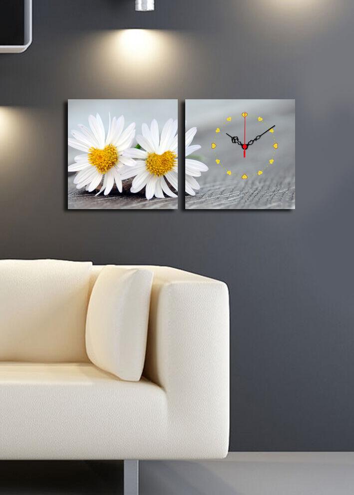 Zidni sat Wallity 2P2828CS-1, 60x28 cm, sivi